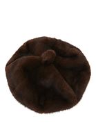 Bayan Kahverengi Peluş Bere