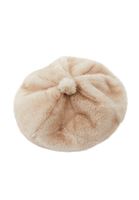 Bayan Krem Peluş Bere