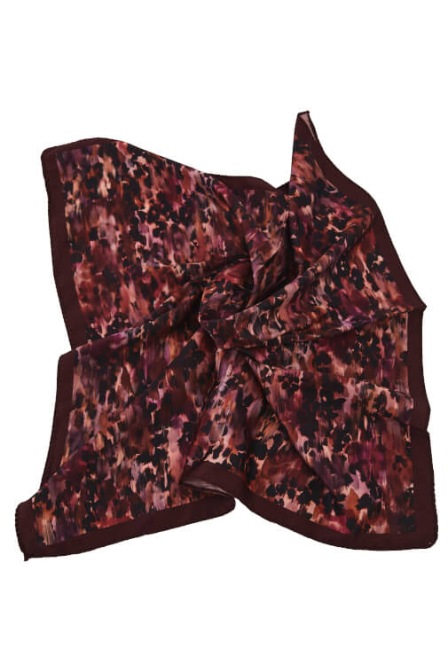 Çok Renkli Desenli Fular