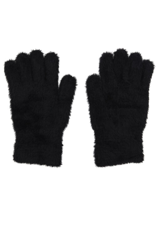 Siyah Yumuşak Dokulu Eldiven