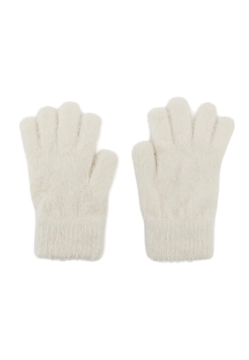 Krem Yumuşak Dokulu Eldiven