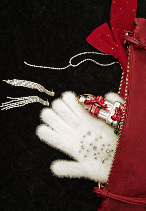  Taş Detaylı Eldiven