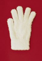 Bayan Krem Taş Detaylı Eldiven