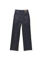 Bayan Gri Straight-Fit Denim Pantolon