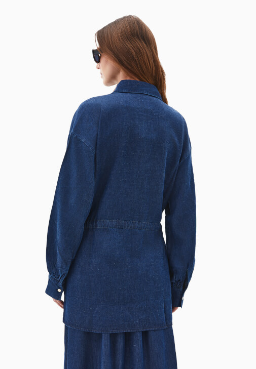 Kuşaklı Gömlek ve Pantolon Kombini