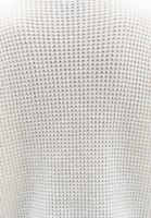 Bayan Krem Yumuşak Dokulu Taş Detaylı Kazak