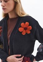 Bayan Siyah Yumuşak Dokulu Oversize Hırka