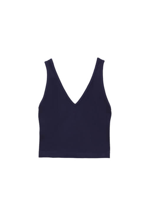 Crop Top ve Yüksek Bel Tayt Kombini