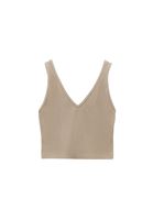 Seamless Crop Atlet ve Barrel-Fit Pantolon Kombini