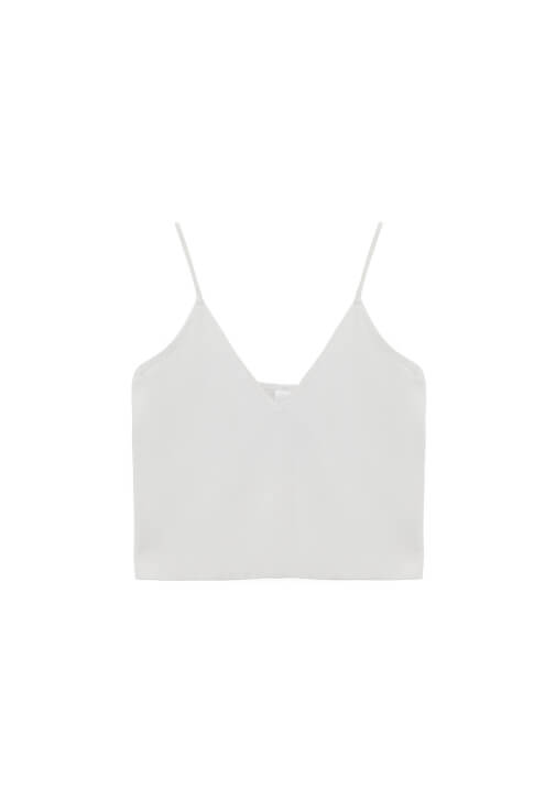 Askılı Atlet ve Tencel Flare Pantolon Kombini