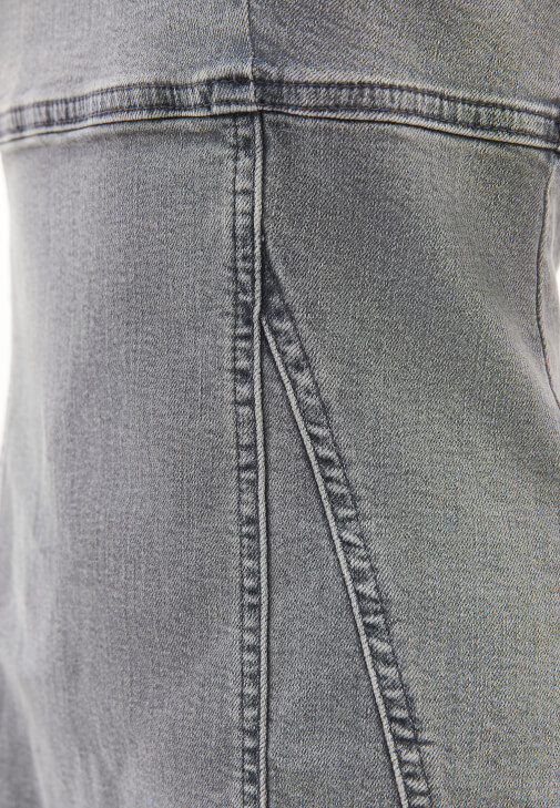 Denim Elbise ve Babet Kombini