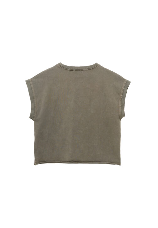 Pamuklu Tişört ve Bootcut Denim Kombini