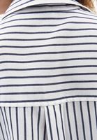 Bayan Çok Renkli Oversize Çizgili Gömlek