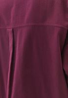 Women Purple Oversized Shirt with Pocket Detail
