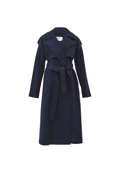 Trençkot ve Etek Kombini