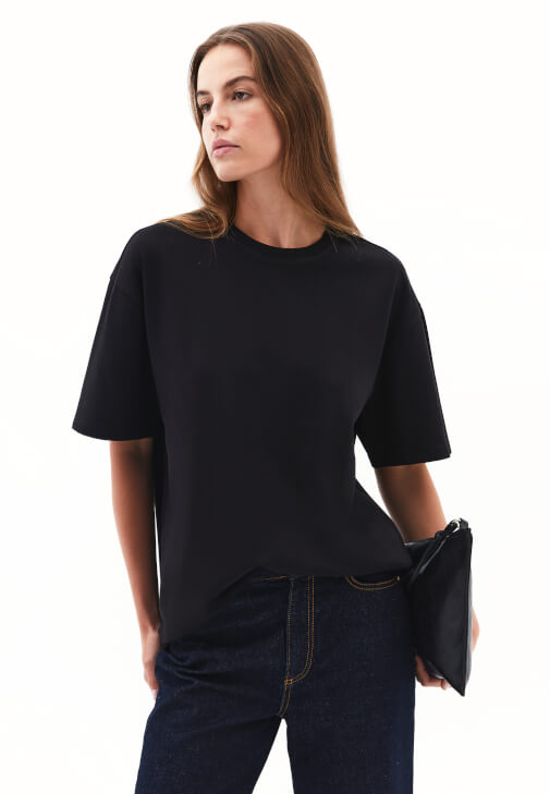  Sıfır Yaka Boyfriend Tişört