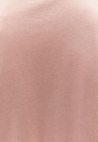 Bayan Pembe Sıfır Yaka Boyfriend Tişört