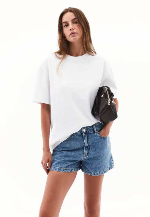  Sıfır Yaka Boyfriend Tişört