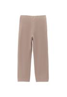 Bayan Kum Beji Yüksek Bel Barrel-Fit Pantolon