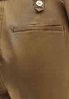 Bayan Kahverengi Carrot-Fit Saten Pantolon