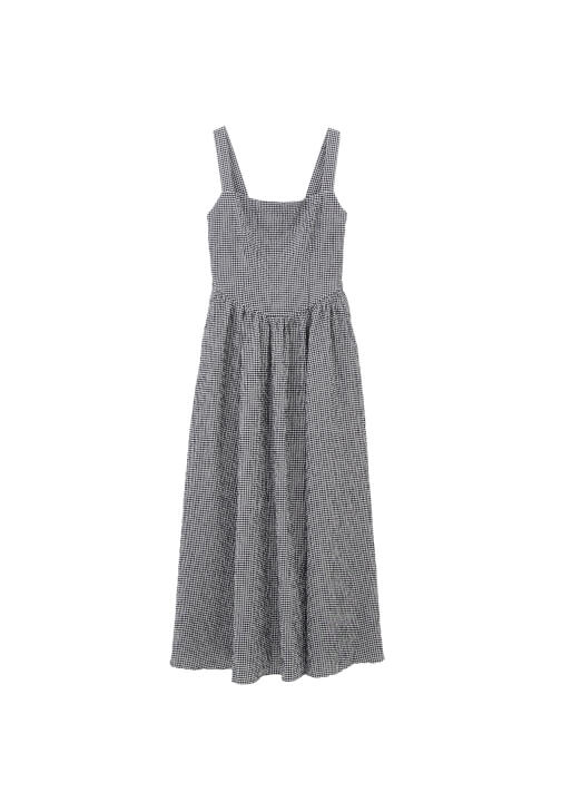 Gipeli Elbise ve Trok Detaylı Babet Kombini