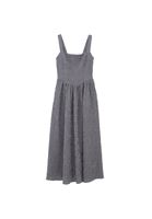 Bayan Çok Renkli Gipe Detaylı Uzun Elbise