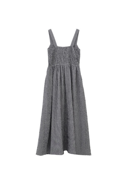 Gipeli Elbise ve Trok Detaylı Babet Kombini