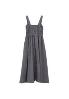 Bayan Çok Renkli Gipe Detaylı Uzun Elbise