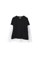 Bayan Siyah Gömlek Detaylı Kazak