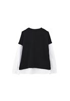 Bayan Siyah Gömlek Detaylı Kazak