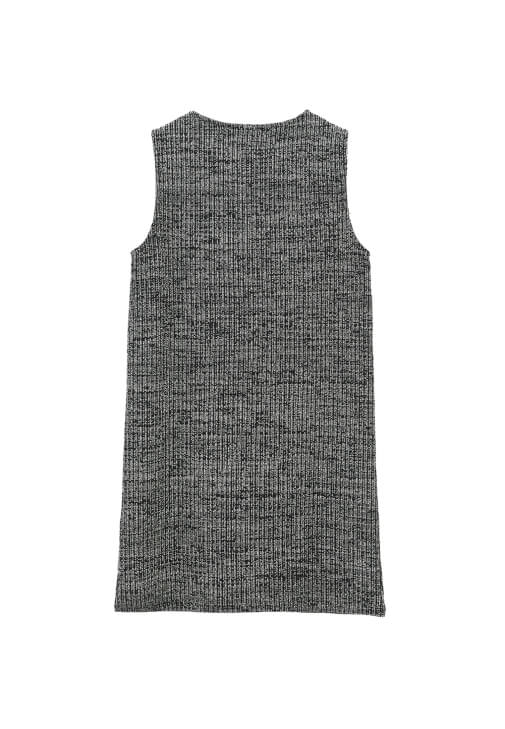 Triko Mini Elbise ve Hırka Kombini