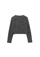 Bayan Siyah Düğme Detaylı Hırka