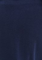 Bayan Lacivert Düğme Detaylı Midi Etek