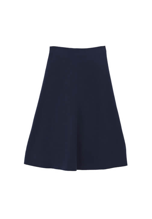 Midi Etek ve Crop Kazak Kombini