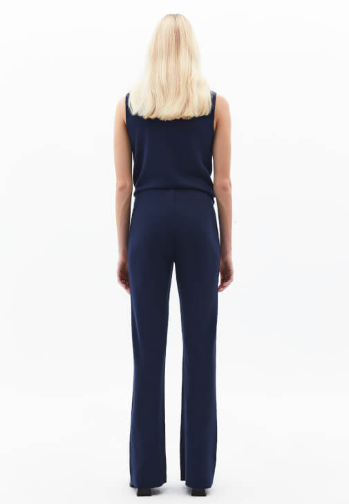 Flare Pantolon ve Kaban Kombini