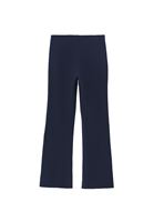 Bayan Lacivert Yüksek Bel Flare Pantolon