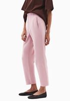 Bayan Pembe Ultra Yüksek Bel Carrot-Fit Pantolon