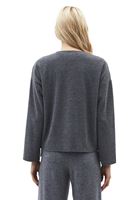 Bayan Füme Yumuşak Dokulu V Yaka Kazak