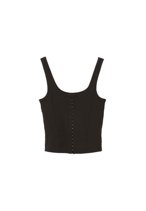 U Yaka Atlet ve Mom-Fit Pantolon Kombini