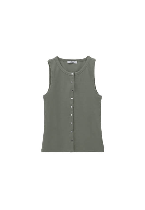 Çıtçıtlı Atlet ve Pantolon Kombini