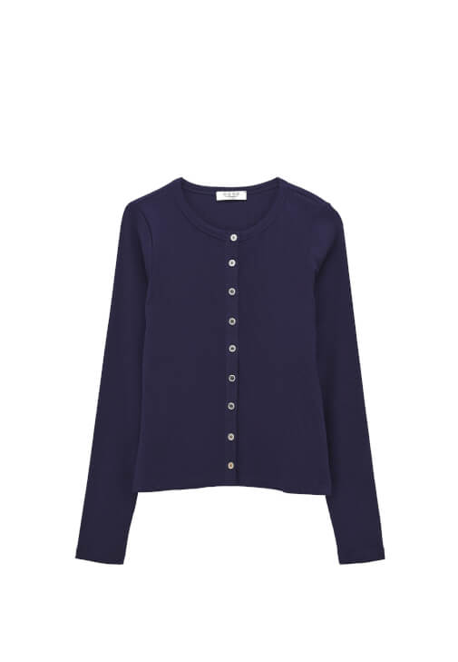 Düğmeli Tişört ve Bootcut Pantolon Kombini