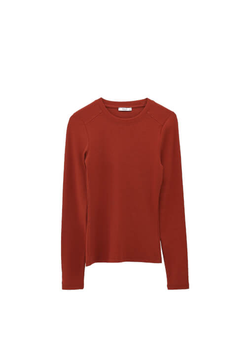 Pamuklu Tişört ve Straight-Fit Pantolon Kombini