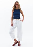 Bayan Lacivert Pamuklu Halter Yaka Atlet