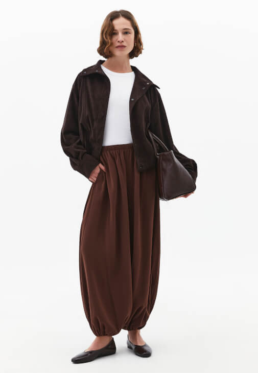 Halter Yaka Pamuklu Atlet ve Pantolon Kombini