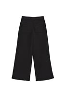 Bayan Siyah Ultra Yüksek Bel Wide-Leg Pantolon