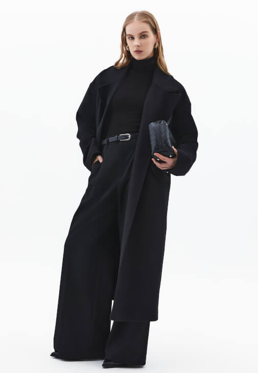 Roll Neck ve Pantolon Kombini