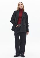 Bayan Bordo Pamuklu Uzun Kollu Roll Neck