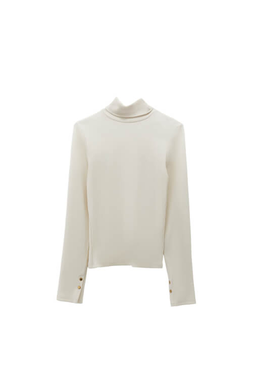 Roll Neck ve Kemerli Etek Kombini