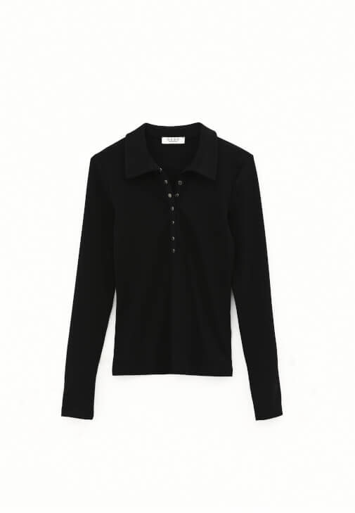 Polo Yaka Tişört ve Straight-Fit Denim Kombini