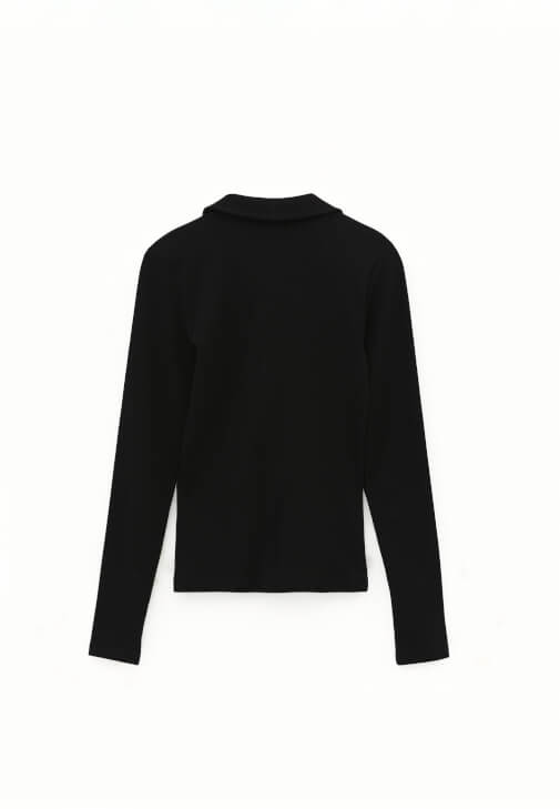 Polo Yaka Tişört ve Straight-Fit Denim Kombini